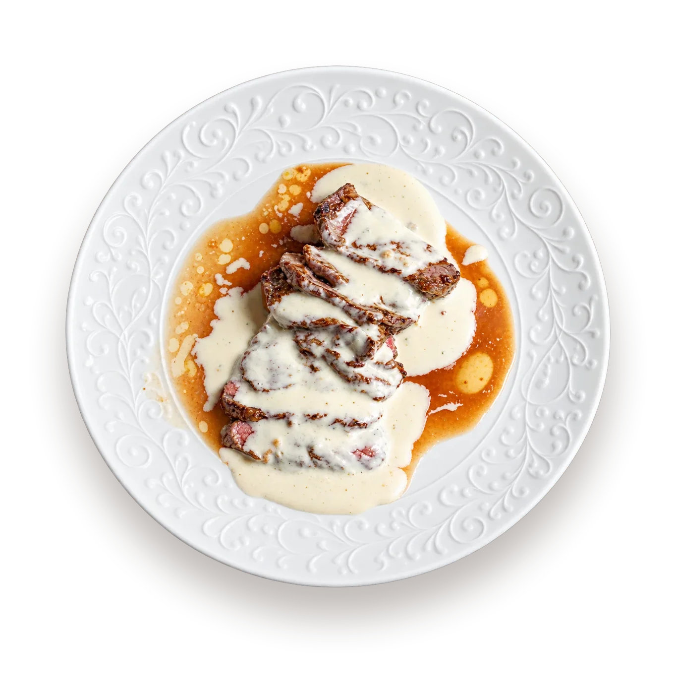 Tagliata di manzo al Gorgonzola